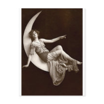 Vintage *Moon Beauty* Postcards