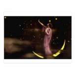 Vintage *Moon Goddess Beauty* Post Card