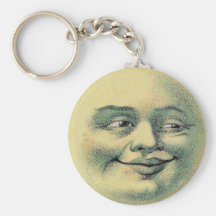 Vintage Moon Key Chain