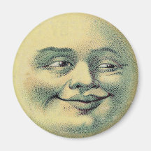 Vintage Moon Refrigerator Magnets