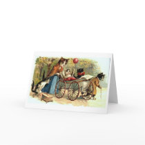 Vintage Mother Cat and Family! Card