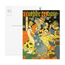 Vintage Mother Goose Reading Books to Children