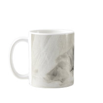 Vintage Mother Kissing Baby in Bassinet Coffee Mug