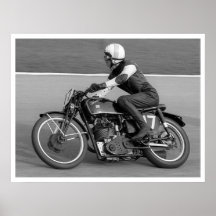 vintage motorbike poster FROM 14.94