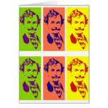 Vintage Moustache Pop Art Cards