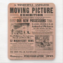 Vintage Moving Picture Exhibition Mousepad