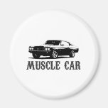 vintage muscle car fridge magnets