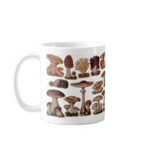 Vintage Mushroom Coffee Mugs