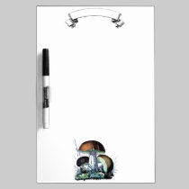 Vintage Mushrooms and Banner dry erase boards