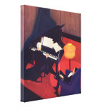 Vintage Music Art Deco Pianist Piano Player Lounge Canvas Prints