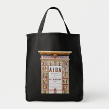 Vintage Music, Egyptian Aida Opera by Verdi Bag