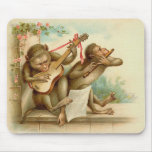 Vintage Music Monkey's Mousepad