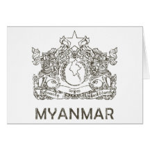 Vintage Myanmar Card