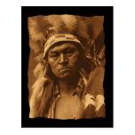 Vintage Native American Cayuse Warrior 1910 Postcard