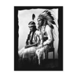 Vintage Native American Love couple Bannock Tribe  Postcards