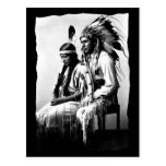 Vintage Native American Love couple Bannock Tribe  Postcards