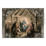 Vintage Nativity Card