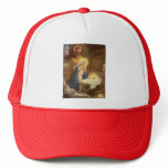 Vintage Nativity Scene; Baby Jesus in the Manger Hat