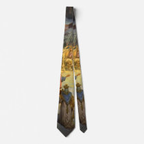 Vintage Nativity Scene with Visiting Magi Necktie