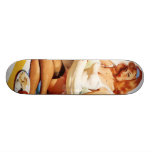 Vintage Naughty Picnic Pin Up Girl Custom Skateboard