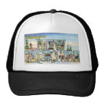 Vintage New Hampshire Postcard Trucker Hat