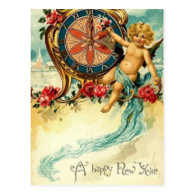 Vintage : New Year - Post Card