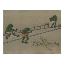 Vintage : New Year - Post Card