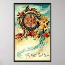 Vintage : New Year - Poster