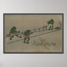 Vintage : New Year - Poster