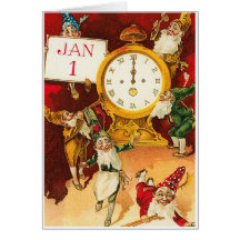 Vintage New Year's Eve Greeting Cards