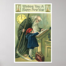 Vintage New Year's Posters