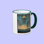 Vintage New York central building mugs