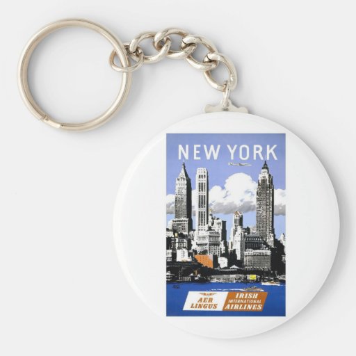 Vintage New York City Travel Keychains