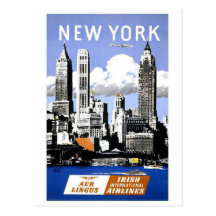 Vintage New York City Travel Post Card