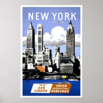 Vintage New York City Travel Poster