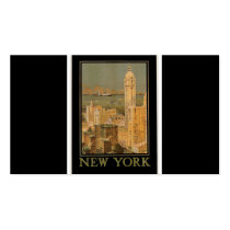 Vintage New York from Glasgow Business Card Templates