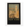 Vintage New York from Glasgow by the Anchor Line Post Cards