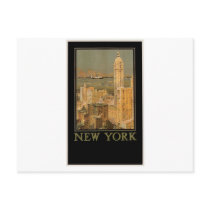 Vintage New York from Glasgow by the Anchor Line Post Card