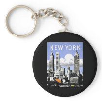 Vintage New York Key Chains
