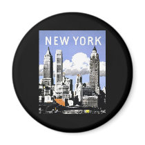 Vintage New York Magnets