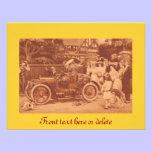 Vintage newlyweds honeymoon customizable invitations