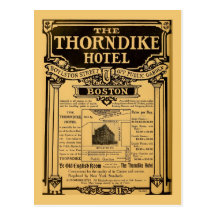 Vintage Newspaper ad Thorndike Hotel Boston Postcards