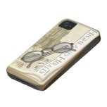 Vintage Newspaper and Spectacles casemate cases