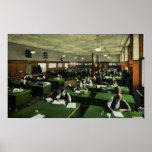 Vintage Newspaper Office Workers posters