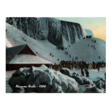 Vintage Niagara Falls Ice Postcard