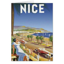 Vintage Nice, France - Greeting Cards