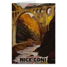 Vintage Nice, France - Greeting Cards