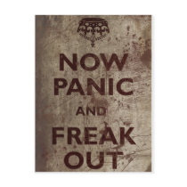 Vintage Now Panic & Freak Out Postcards
