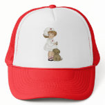 Vintage Nurse With Puppy T-shirts and Gifts Trucker Hats