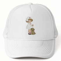 Vintage Nurse With Puppy T-shirts and Gifts Hat